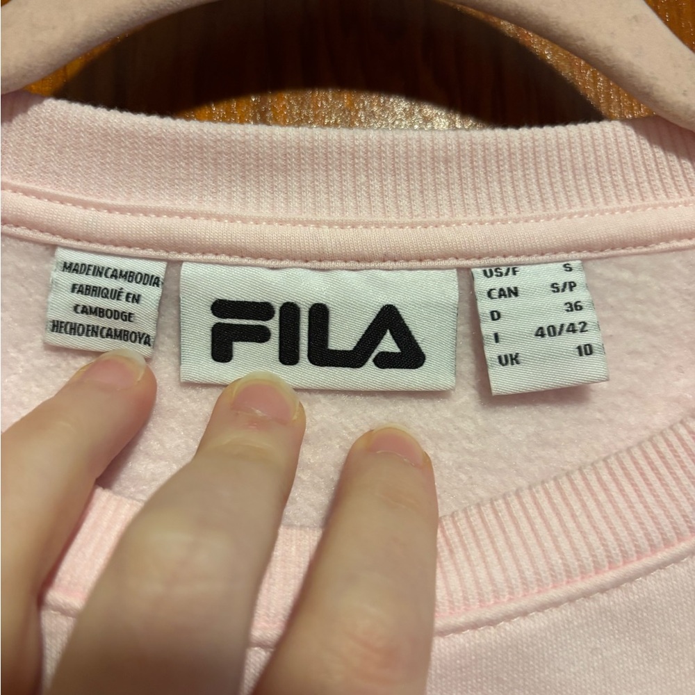 FILA Women's Color Block Crew Neck Sweater Size Small - Picture 2 of 6